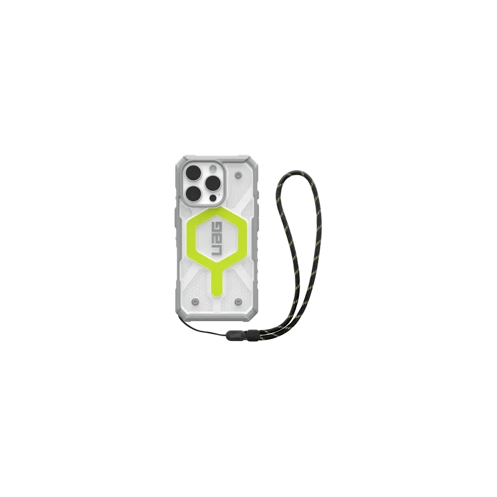 Etui UAG Urban Armor Gear Pathfinder Clear MagSafe Bundle Apple iPhone 16 Pro (active neon / graphite-black)