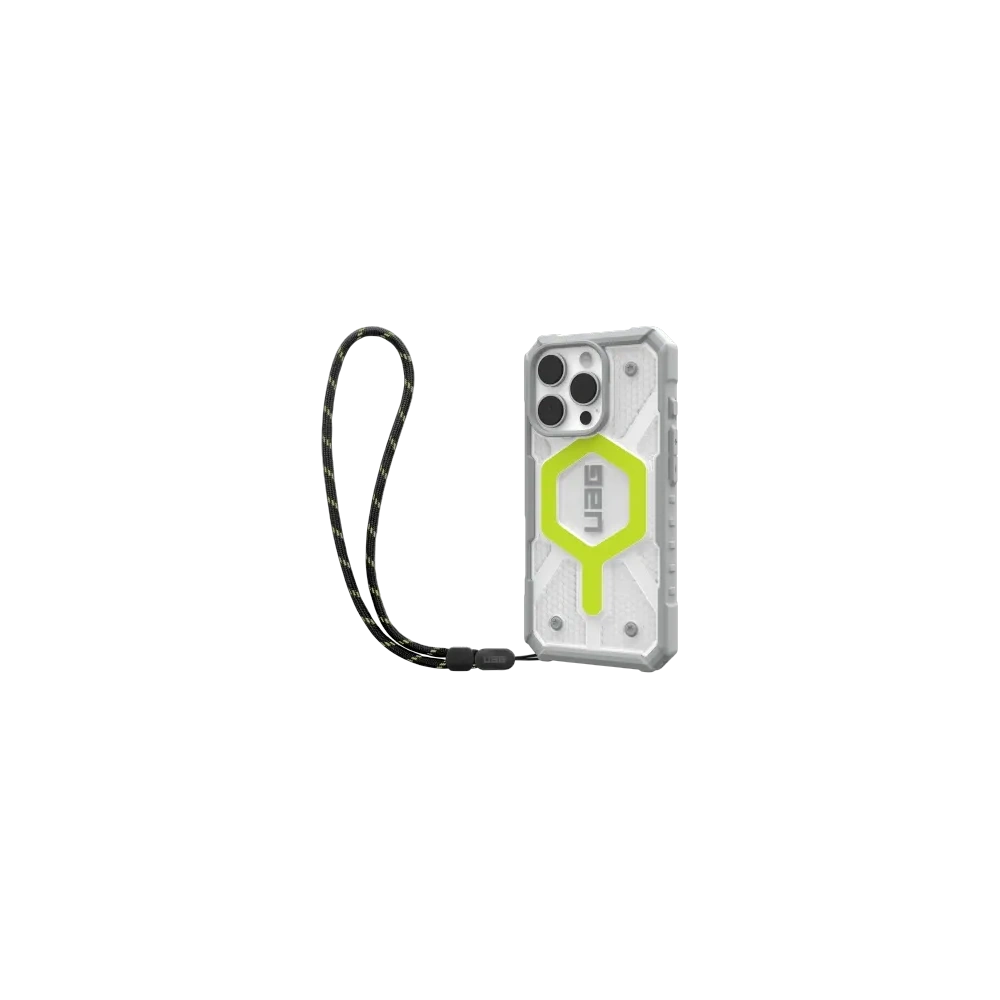 Etui UAG Urban Armor Gear Pathfinder Clear MagSafe Bundle Apple iPhone 16 Pro (active neon / graphite-black)