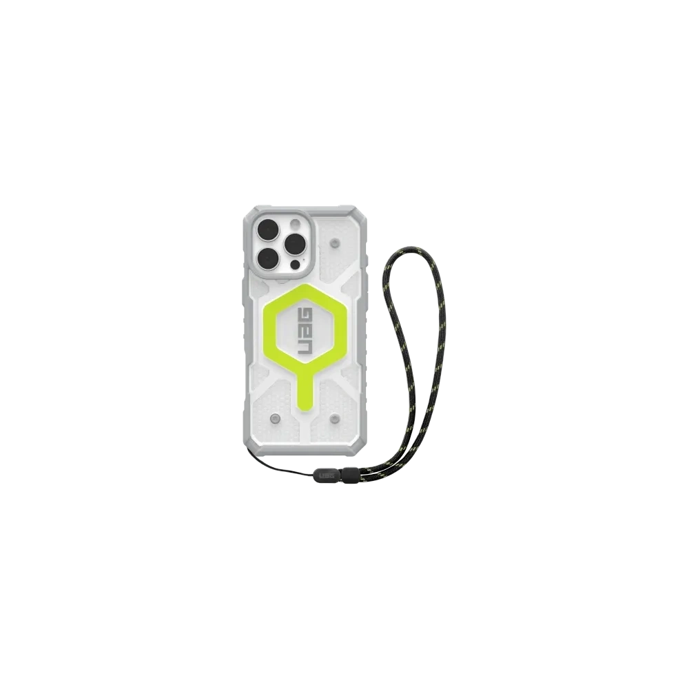 Etui UAG Urban Armor Gear Pathfinder Clear MagSafe Bundle Apple iPhone 16 Pro Max (active neon / graphite-black)