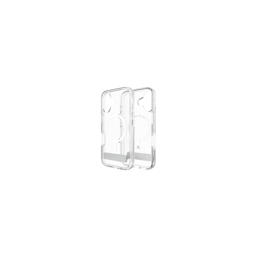Etui ZAGG Crystal Palace Snap Kickstand Apple iPhone 16 MagSafe (clear)