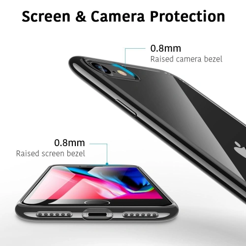 Kup ESR Apple Tasche Essential Crown iPhone SE 2022/SE 2020/8/7 Schwarz - ESR180BLK - {ean13} - Sklep Home Screen