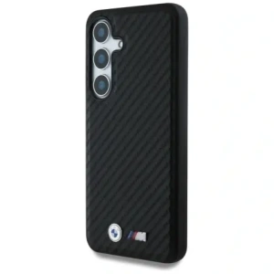 Kup BMW Leder Carbon MagSafe Samsung Galaxy S25+ Plus schwarz - BMW823 - {ean13} - Sklep Home Screen