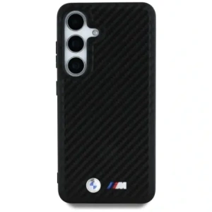 Buy BMW Leather Carbon MagSafe Samsung Galaxy S25+ Plus black - BMW823 - {ean13} - Home Screen Store Europe