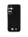 Kup Etui BMW Leather Carbon MagSafe do Samsung Galaxy S25+ Plus czarny - BMW823 - {ean13} - Sklep Home Screen