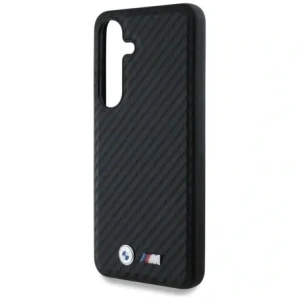 Buy BMW Leather Carbon MagSafe Samsung Galaxy S25+ Plus black - BMW823 - {ean13} - Home Screen Store Europe