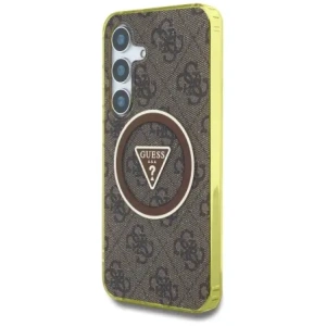 Buy Guess 4G Glitter Triangle Buttons MagSafe Samsung Galaxy S25 brown - GUE4554 - {ean13} - Home Screen Store Europe