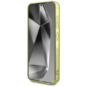 Kup Etui Guess 4G Glitter Triangle Buttons MagSafe do Samsung Galaxy S25 brązowy - GUE4554 - {ean13} - Sklep Home Screen