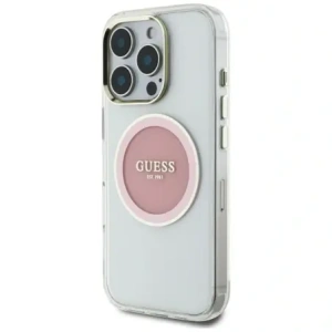 Kup Vermutlich IML Metallfarbener Kreis Klassisches Logo MagSafe Apple iPhone 16 Pro Max rosa - GUE4558 - {ean13} - Sklep Home Screen