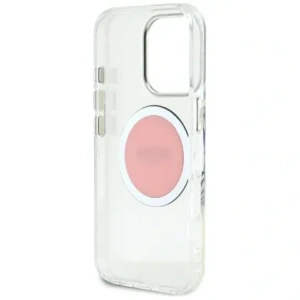 Kup Etui Guess IML Metal Colored Circle Classic Logo MagSafe do Apple iPhone 16 Pro Max różowy - GUE4558 - {ean13} - Sklep Home Screen