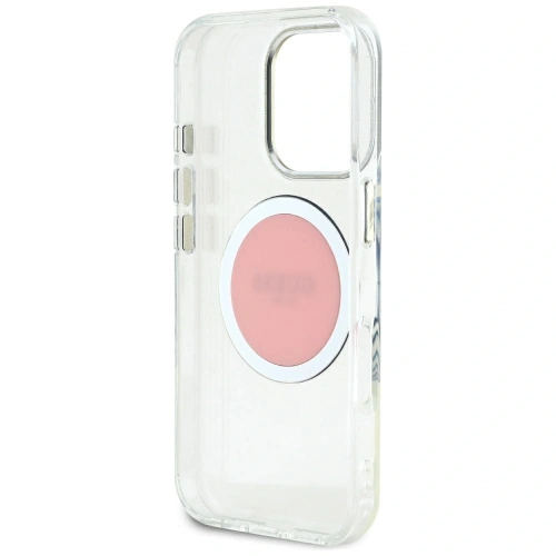 Buy Guess IML Metal Colored Circle Classic Logo MagSafe Apple iPhone 16 Pro Max pink - GUE4558 - {ean13} - Home Screen Store Europe