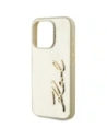 Buy Karl Lagerfeld Wrinkled Metal Signature Apple iPhone 15 Pro gold - KLD22041 - {ean13} - Home Screen Store Europe