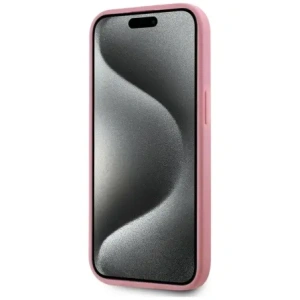 Buy Karl Lagerfeld Wrinkled Metal Signature Apple iPhone 15 pink - KLD22042 - {ean13} - Home Screen Store Europe
