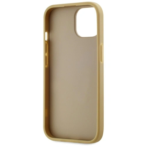Kup Karl Lagerfeld Zmačkaný kovový podpis Apple iPhone 15 zlatý - KLD22043 - {ean13} - Sklep Home Screen