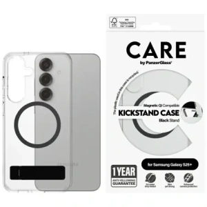 Kup CARE de la PanzerGlass Caracteristică Neagră Suport & QI Samsung Galaxy S25+ Plus transparent - PZG874 - {ean13} - Sklep Home Screen