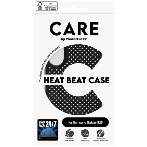 Kup CARE od PanzerGlass Funkce Heat Beat Samsung Galaxy S25 černá - PZG875 - {ean13} - Sklep Home Screen