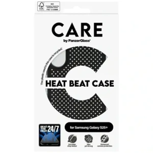 Kup CARE od PanzerGlass Funkce Heat Beat Samsung Galaxy S25+ Plus černá - PZG877 - {ean13} - Sklep Home Screen