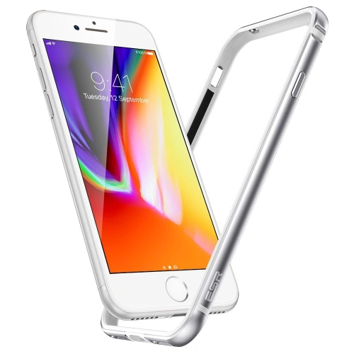 Kup ESR Apple Schutzhülle Edge Guard iPhone SE 2022/SE 2020/8/7 Silber - ESR182SLV - {ean13} - Sklep Home Screen