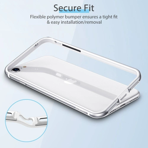 Kup ESR Apple Schutzhülle Edge Guard iPhone SE 2022/SE 2020/8/7 Silber - ESR182SLV - {ean13} - Sklep Home Screen
