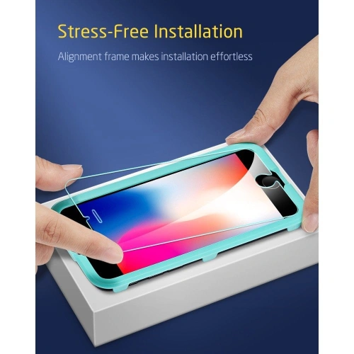 Kup ESR Apple Bildschirmschutzglas iPhone SE 2022/SE 2020/8/7 Klar [2 PACK] - ESR183CL - {ean13} - Sklep Home Screen