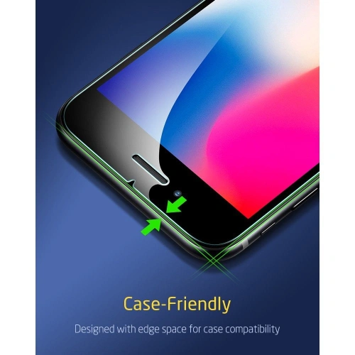 Kup ESR Apple Bildschirmschutzglas iPhone SE 2022/SE 2020/8/7 Klar [2 PACK] - ESR183CL - {ean13} - Sklep Home Screen