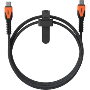 Buy UAG Urban Armor Gear Rugged Cable USB-C / USB-C 60W 1.5m (black / orange) - UAG1543 - {ean13} - Home Screen Store Europe