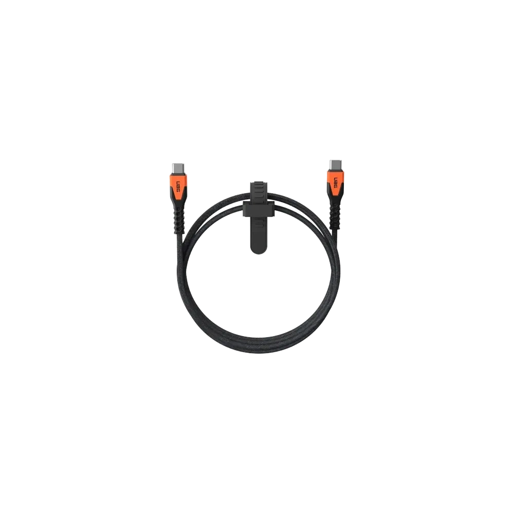 Kabel USB-C / USB-C UAG Urban Armor Gear Rugged Cable 60W 1.5m (black / orange)
