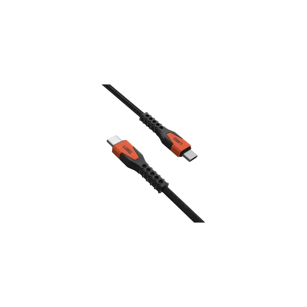 Kabel USB-C / USB-C UAG Urban Armor Gear Rugged Cable 60W 1.5m (black / orange)