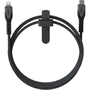 Buy UAG Urban Armor Gear Rugged Cable USB-C / Lightning 30W 1.5m (black / gray) - UAG1544 - {ean13} - Home Screen Store Europe