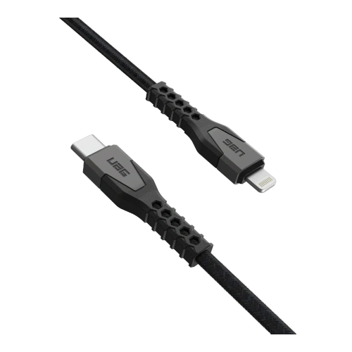Kup Kabel USB-C / Lightning UAG Urban Armor Gear Rugged Cable 30W 1.5m (black / gray) - UAG1544 - {ean13} - Sklep Home Screen