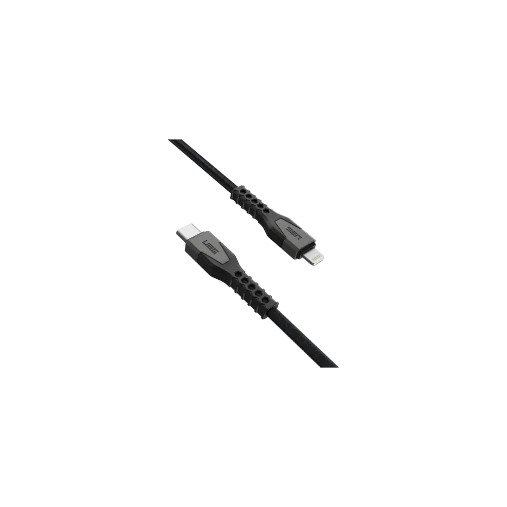 Kabel USB-C / Lightning UAG Urban Armor Gear Rugged Cable 30W 1.5m (black / gray)