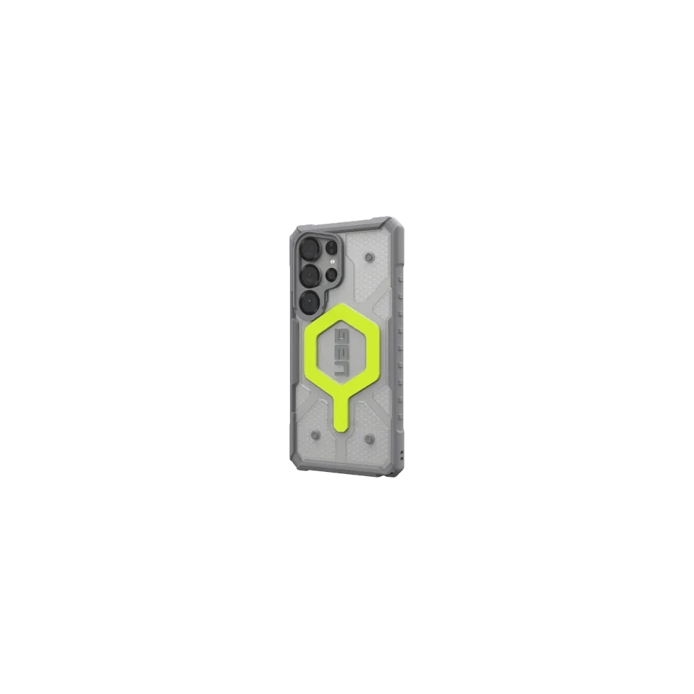 Etui UAG Urban Armor Gear Pathfinder Clear Magnet Bundle Apple Samsung Galaxy S25 Ultra MagSafe (active neon)