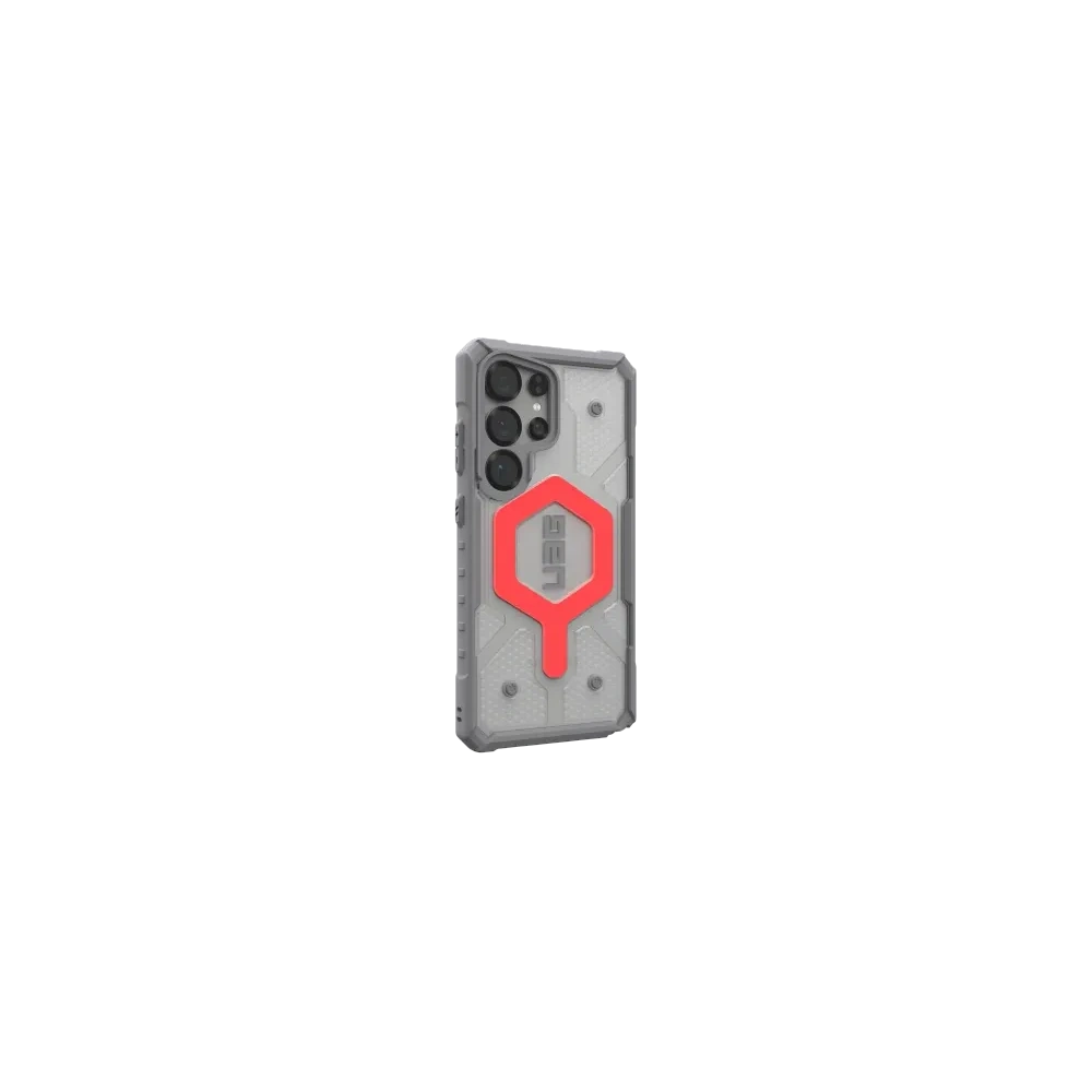 Etui UAG Urban Armor Gear Pathfinder Clear Magnet Bundle Apple Samsung Galaxy S25 Ultra MagSafe (active lava)