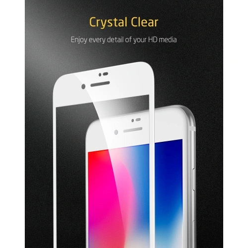 Kup Sklo ESR Screen Shield 3D Apple iPhone SE 2022/SE 2020/8/7 Bílá - ESR184WHT - {ean13} - Sklep Home Screen
