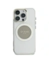 Kup Guess IML Metal Colorat Cerc Logo Clasic MagSafe Apple iPhone 16 Pro Max gri - GUE4559 - {ean13} - Sklep Home Screen