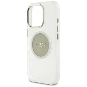 Kup Etui Guess IML Metal Colored Circle Classic Logo MagSafe do Apple iPhone 16 Pro Max szary - GUE4559 - {ean13} - Sklep Home Screen
