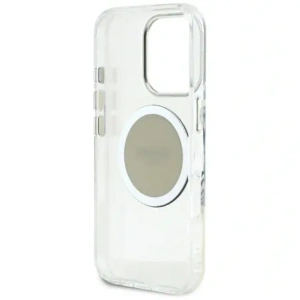 Kup Guess IML Metal Colorat Cerc Logo Clasic MagSafe Apple iPhone 16 Pro Max gri - GUE4559 - {ean13} - Sklep Home Screen