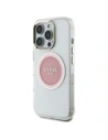 Kup Etui Guess IML Metal Colored Circle Classic Logo MagSafe do Apple iPhone 16 Pro różowy - GUE4560 - {ean13} - Sklep Home Screen
