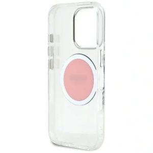 Kup Etui Guess IML Metal Colored Circle Classic Logo MagSafe do Apple iPhone 16 Pro różowy - GUE4560 - {ean13} - Sklep Home Screen