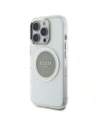 Kup Etui Guess IML Metal Colored Circle Classic Logo MagSafe do Apple iPhone 16 Pro szary - GUE4561 - {ean13} - Sklep Home Screen