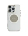 Kup Guess IML Metal Colorat Cerc Logo Clasic MagSafe Apple iPhone 16 Pro gri - GUE4561 - {ean13} - Sklep Home Screen