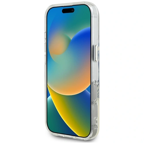 Kup Guess IML Metal Colorat Cerc Logo Clasic MagSafe Apple iPhone 16 Pro gri - GUE4561 - {ean13} - Sklep Home Screen