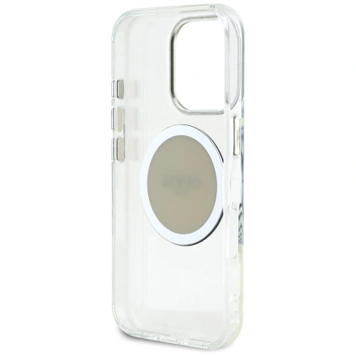 Kup Etui Guess IML Metal Colored Circle Classic Logo MagSafe do Apple iPhone 16 Pro szary - GUE4561 - {ean13} - Sklep Home Screen