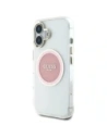 Kup Guess IML Metal Colorat Cerc Logo Clasic MagSafe Apple iPhone 16 roz - GUE4562 - {ean13} - Sklep Home Screen