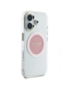 Kup Guess IML Metal Colorat Cerc Logo Clasic MagSafe Apple iPhone 16 roz - GUE4562 - {ean13} - Sklep Home Screen