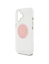 Kup Guess IML Metal Colorat Cerc Logo Clasic MagSafe Apple iPhone 16 roz - GUE4562 - {ean13} - Sklep Home Screen