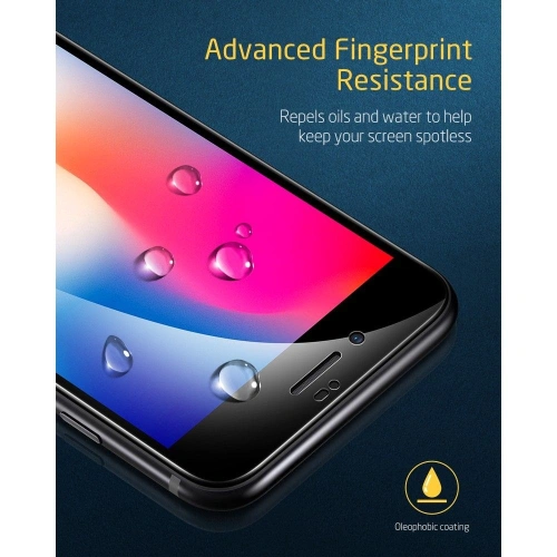 Kup Üveg ESR Screen Shield 3D Apple iPhone SE 2022/SE 2020/8/7 Fekete - ESR185BLK - {ean13} - Sklep Home Screen