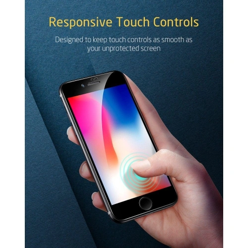 Kup Üveg ESR Screen Shield 3D Apple iPhone SE 2022/SE 2020/8/7 Fekete - ESR185BLK - {ean13} - Sklep Home Screen