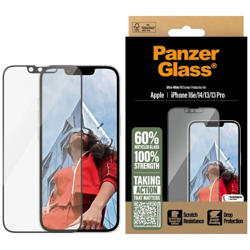 Kup PanzerGlass Ultra-Wide Fit Apple iPhone 16e / 14 / 13 / 13 Pro - PZG880 - {ean13} - Sklep Home Screen