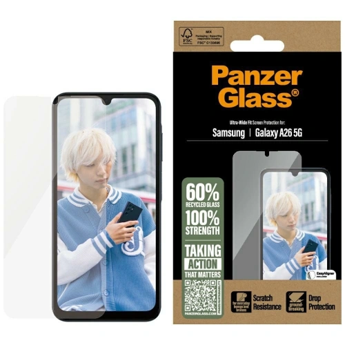 Kup Szkło hartowane PanzerGlass Ultra-Wide Fit do Samsung Galaxy A26 5G - PZG881 - {ean13} - Sklep Home Screen