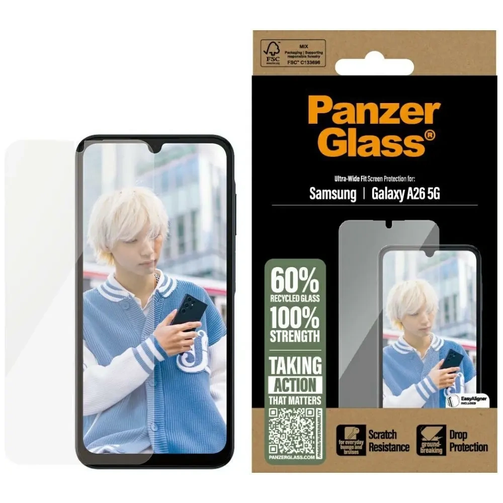 Szkło hartowane PanzerGlass Ultra-Wide Fit do Samsung Galaxy A26 5G